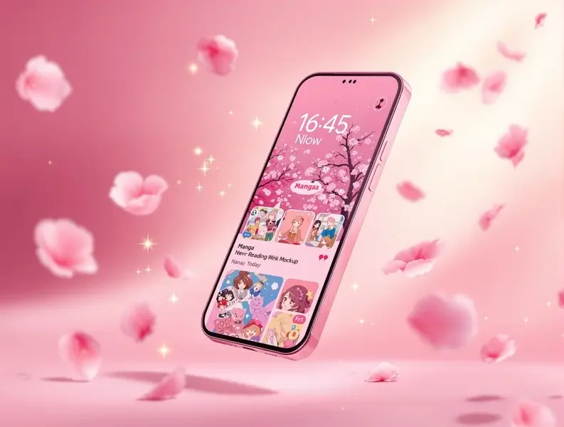 耽美漫画 APP 手机界面展示